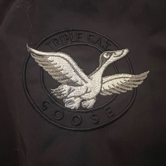 Triple F.A.T Goose vintage Men's Black Winter down-filled Jacket, size medium. - Picture 10 of 16